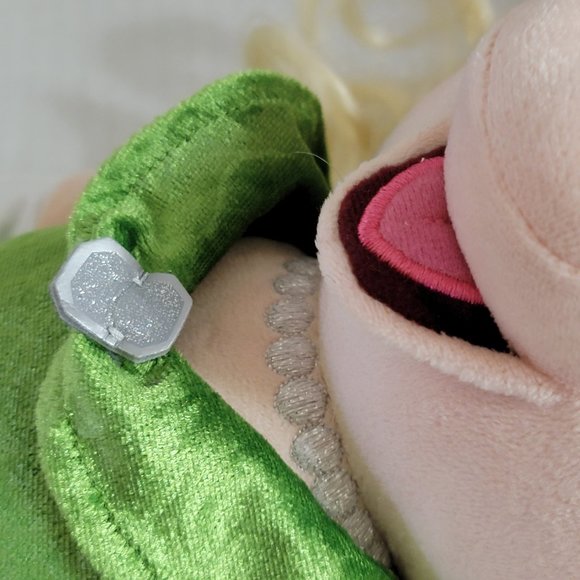 Disney Parks Green Dress Gown The Muppets Miss Piggy Tall Plush Doll 20" - Picture 11 of 16